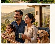Family lifestyle illustration